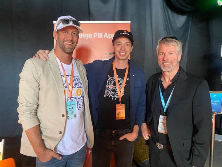 Bitcoin conference with Matteo and Michael Saylor