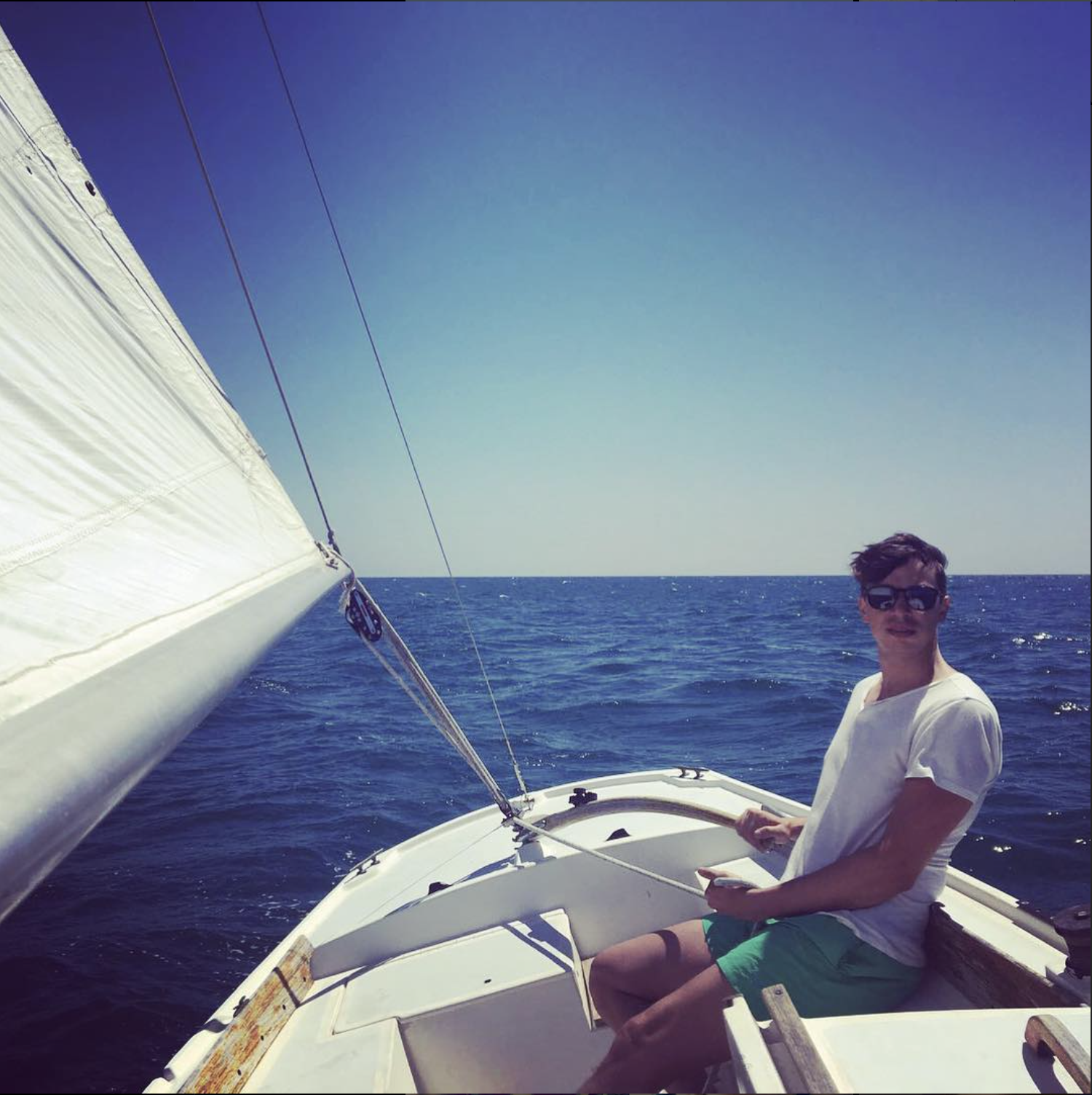 Matteo Pellegrini sailing